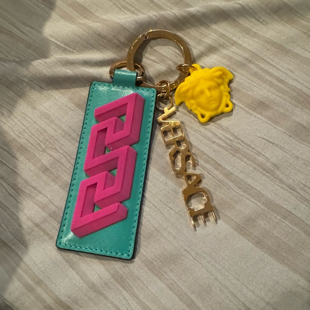 Versace LA Greca Medusa keychain
